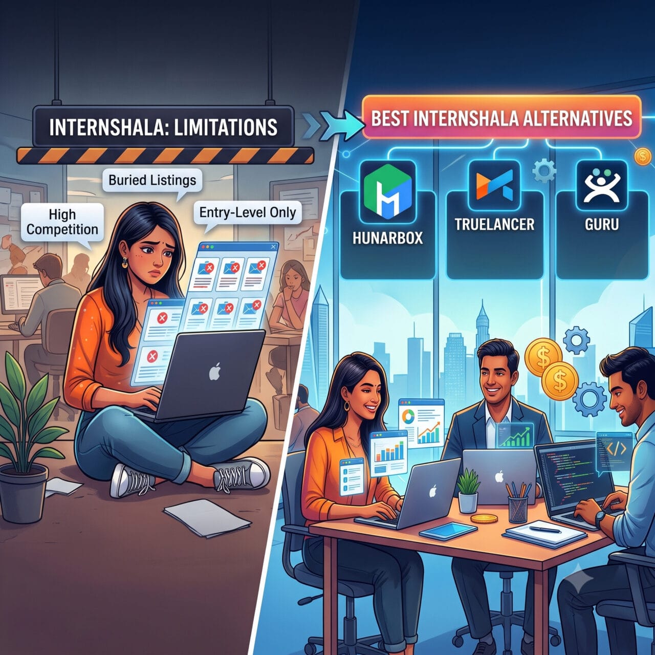 Internshala Alternatives