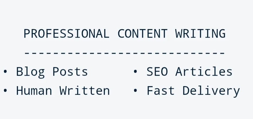 I will write high-quality, SEO-friendly blogs and articles