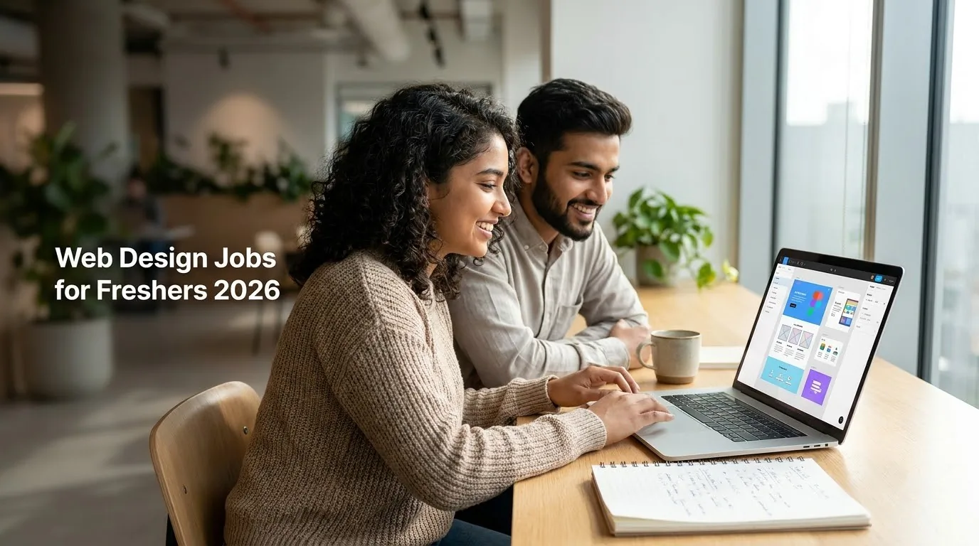 Web Designing Jobs for Freshers 2026